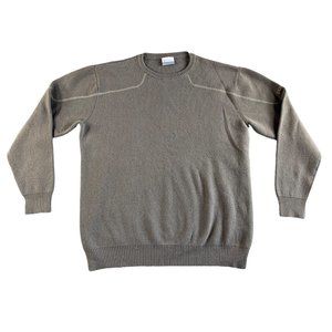 Columbia Sweater Mens Medium Wool Blend Pullover Sweatshirt Chunky NEW‎